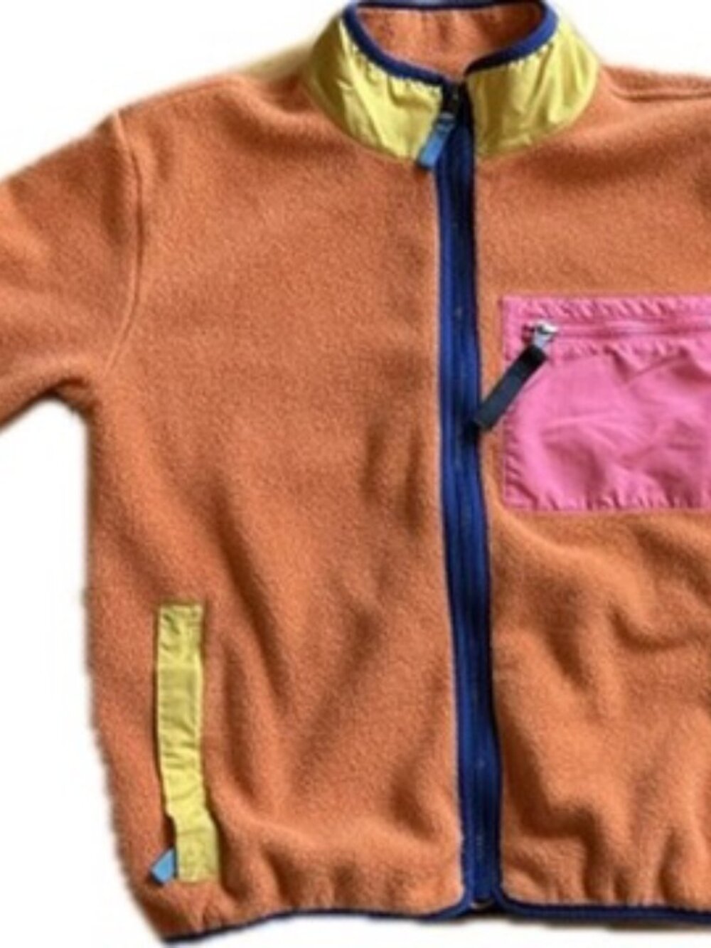 Patagonia Zipper Color-block Fleece Sz L/12 Kids